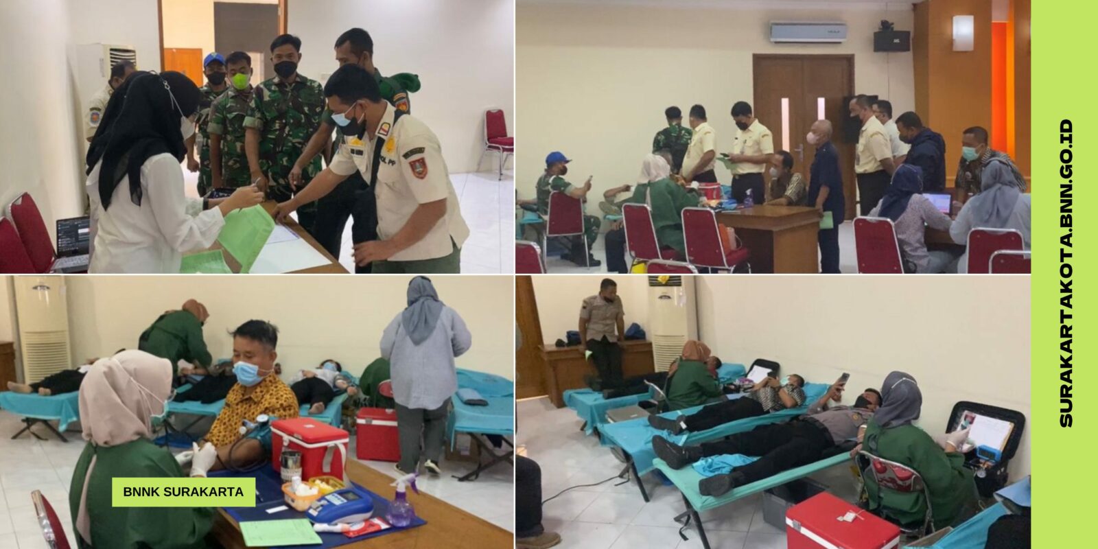 Donor Darah Dalam Rangka Peringatan HANI 2022 di Kota Surakarta