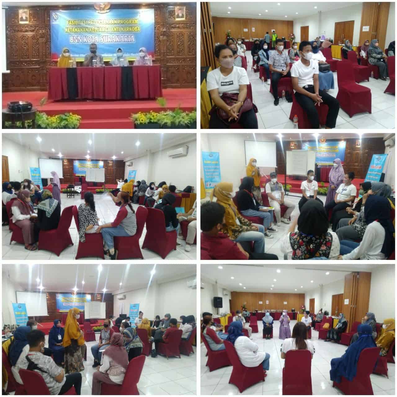 Fasilitasi Pelaksanaan Program Ketahanan Keluarga Anti Narkoba Sesi Pertama