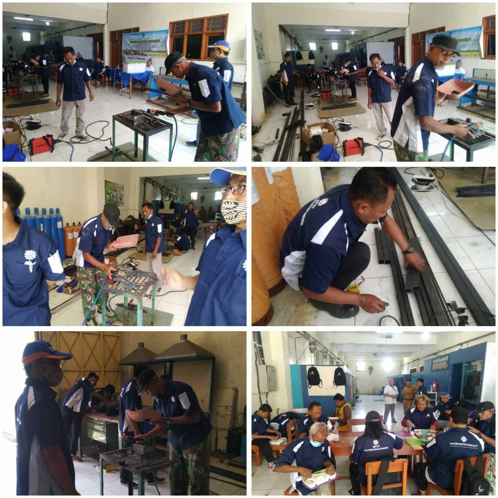 Kegiatan Pelatihan Lifeskill (Pengelasan) Berkerja sama dengan Balai Pelatihan Vokasi dan Produktivitas (BPVP) Surakarta