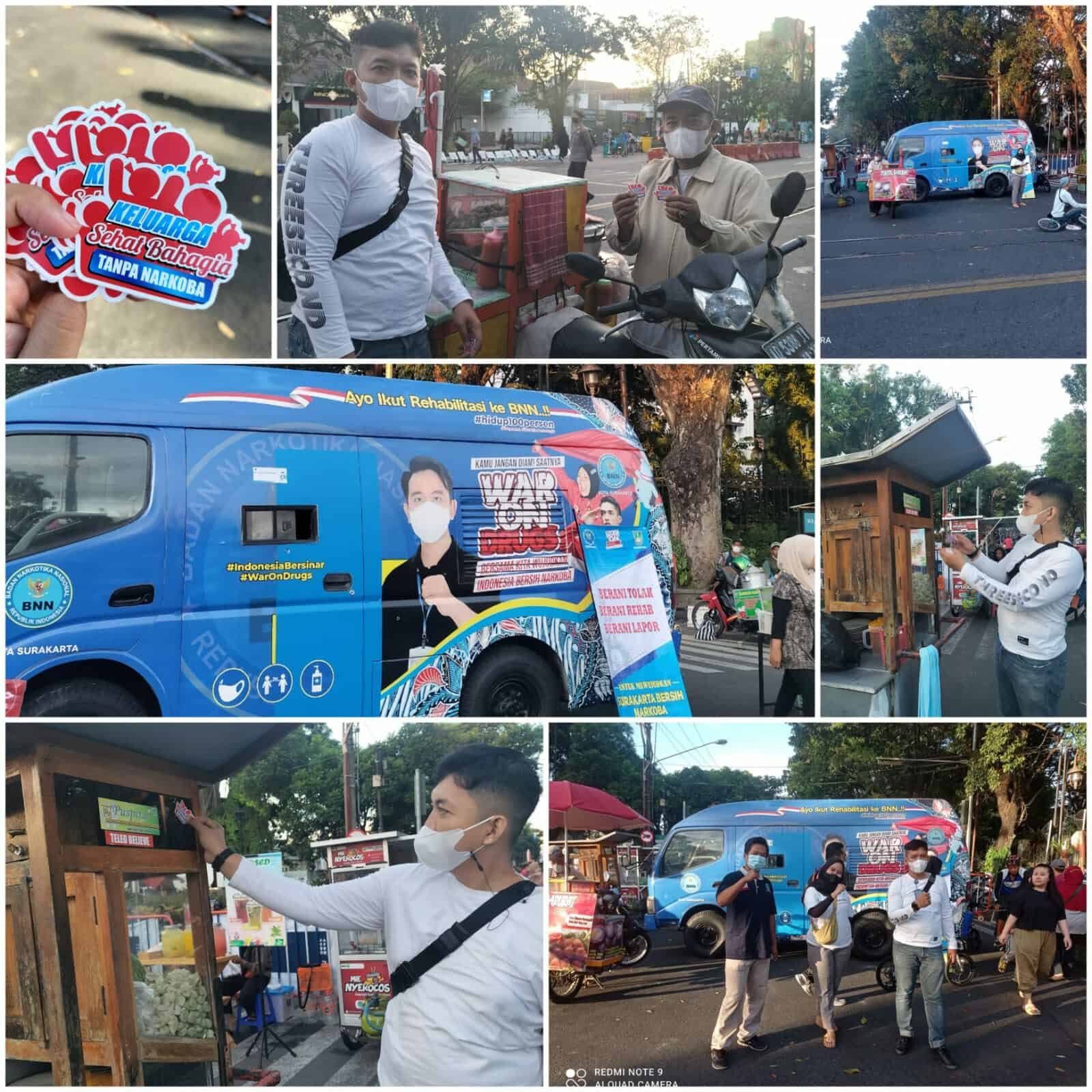 Sosialisasi P4GN di Car Free Day Surakarta