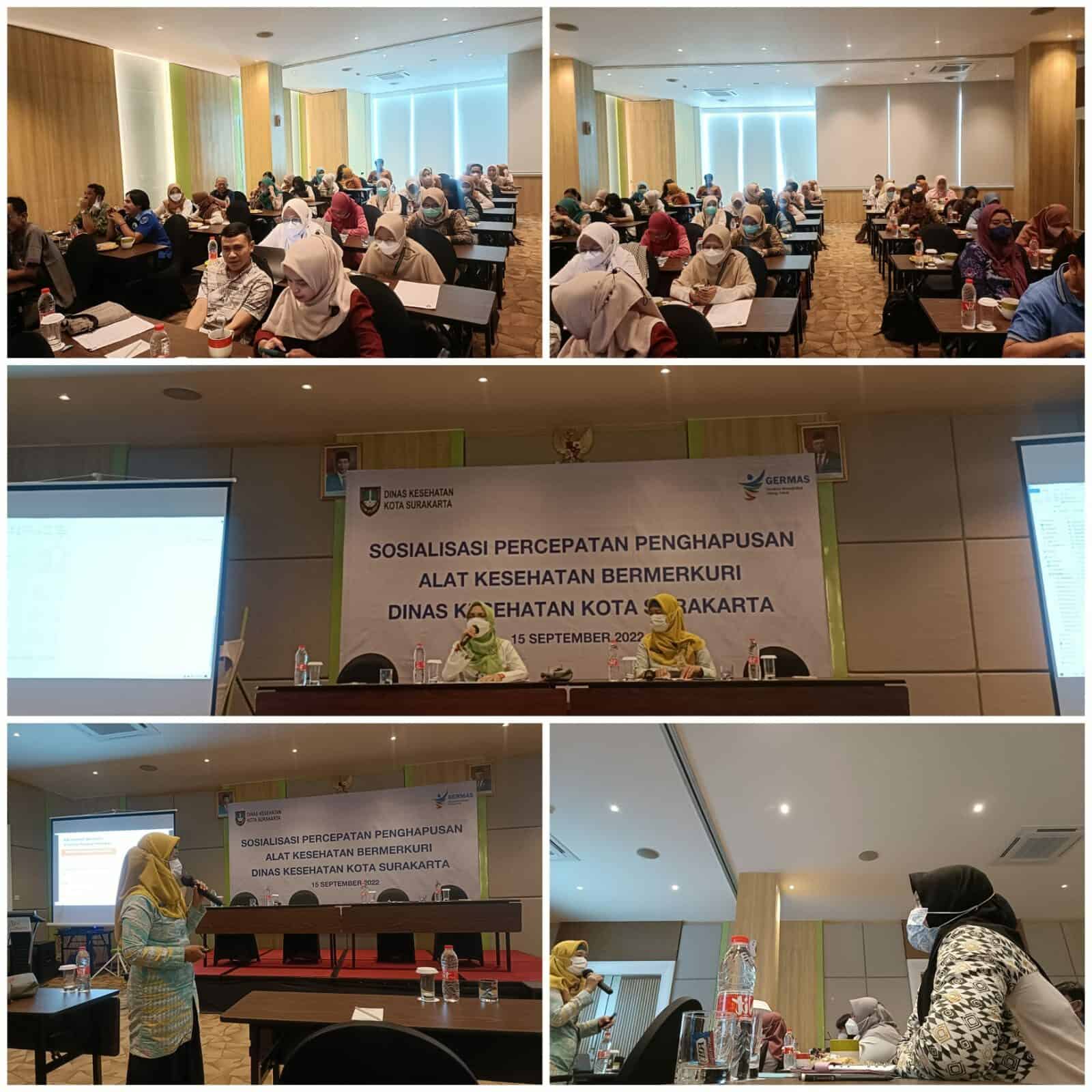 Sosialisasi Percepatan Penghapusan Alat Kesehatan Bermerkuri Dinas Kesehatan Kota Surakarta