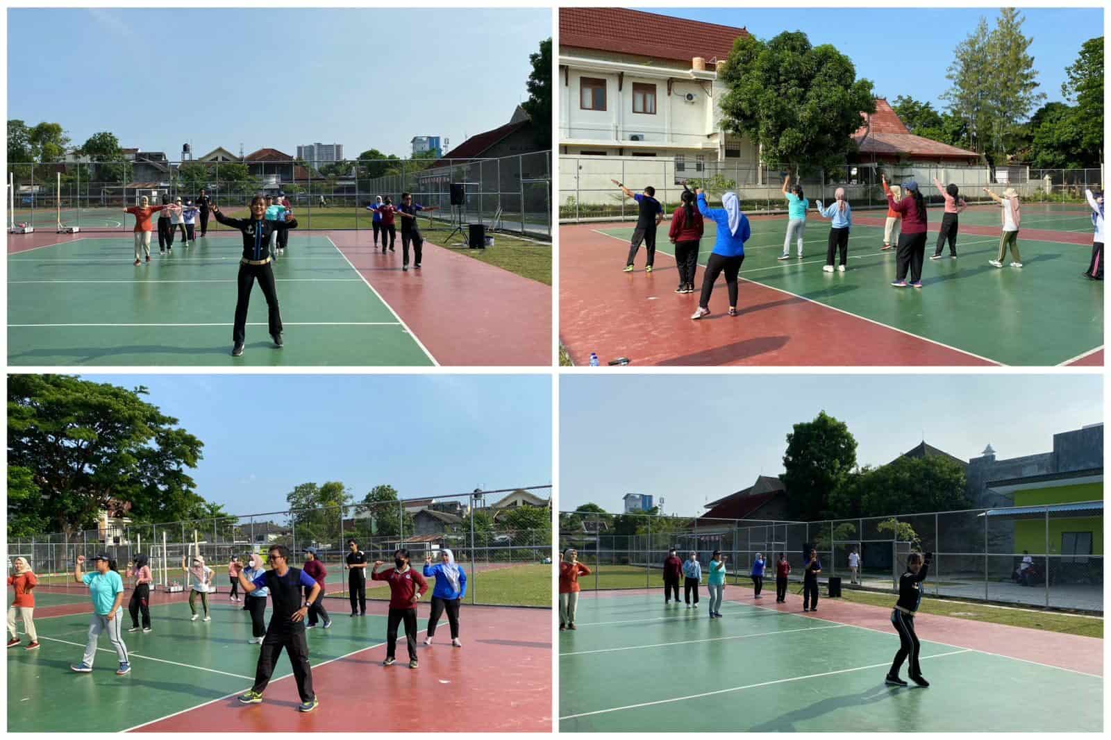 Senam Pembinaan Jasmani Pegawai BNNK Surakarta