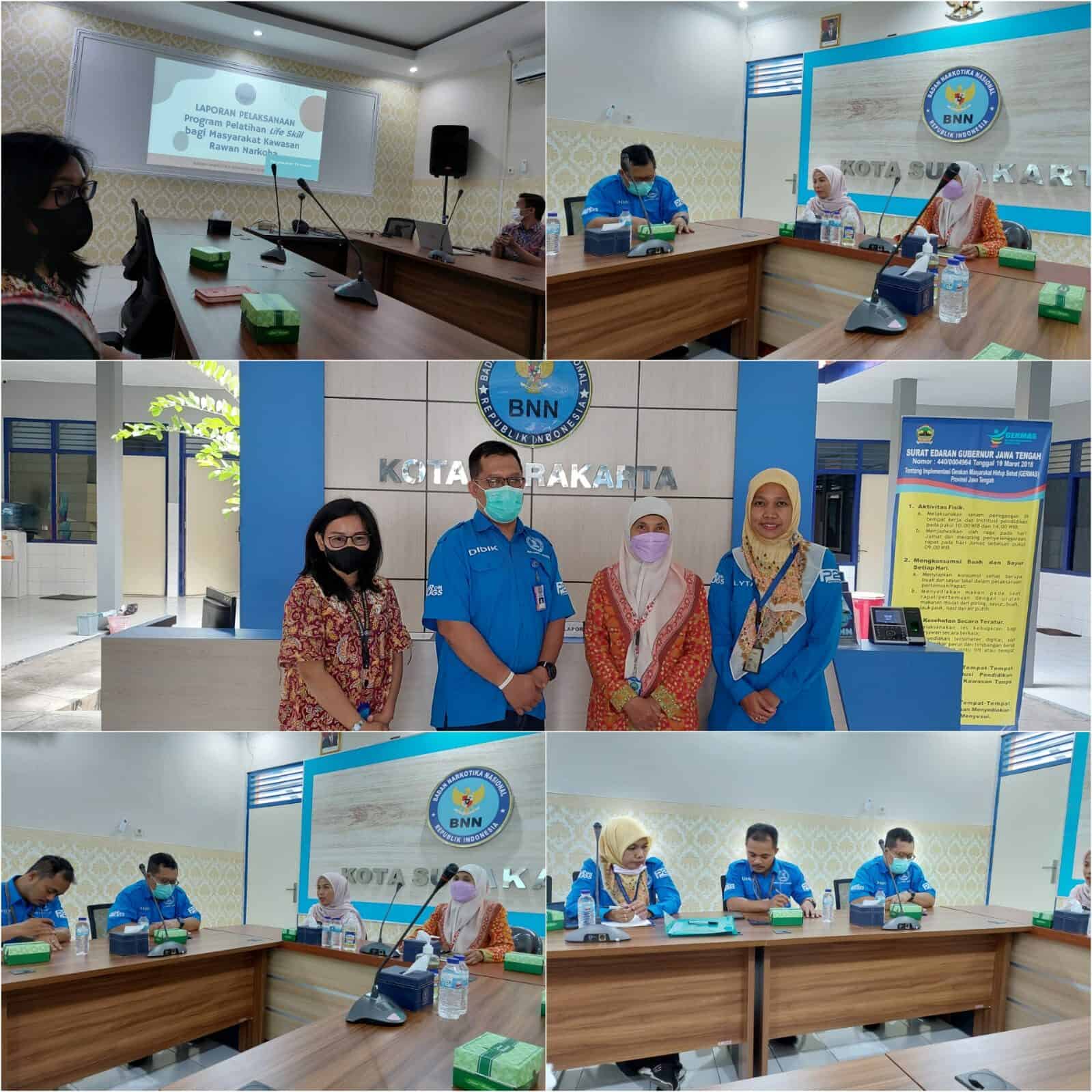 Monitoring Program Pelatihan Lifeskill bagi masyarakat Kawasan Rawan Narkoba oleh BNN Provinsi Jawa Tengah