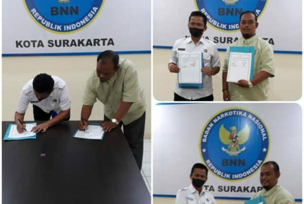 Penandatanganan Nota Kesepahaman antara BNNK Surakarta dengan Firma Hukum Sambuana Jaya