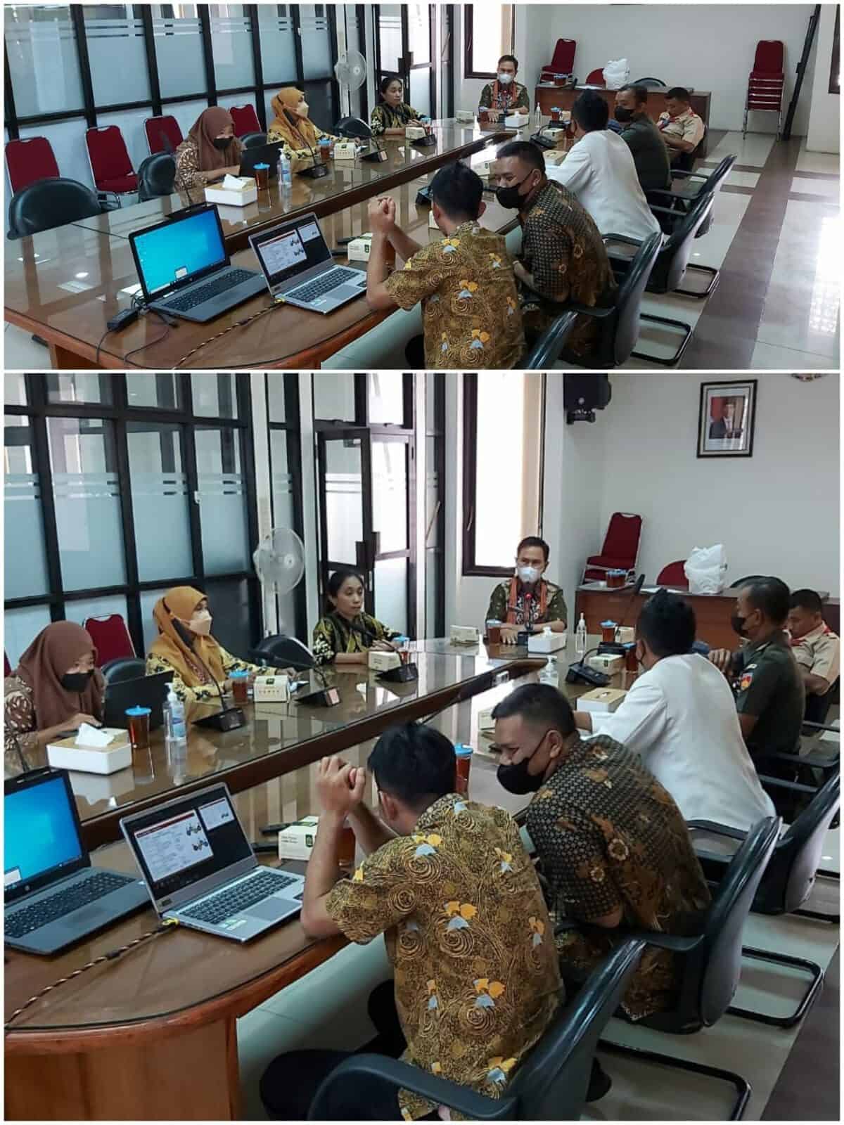 Rapat Koordinasi Persiapan Diklat Pendidikan Pendahuluan Bela Negara (PPBN) Kota Surakarta Tahun 2022
