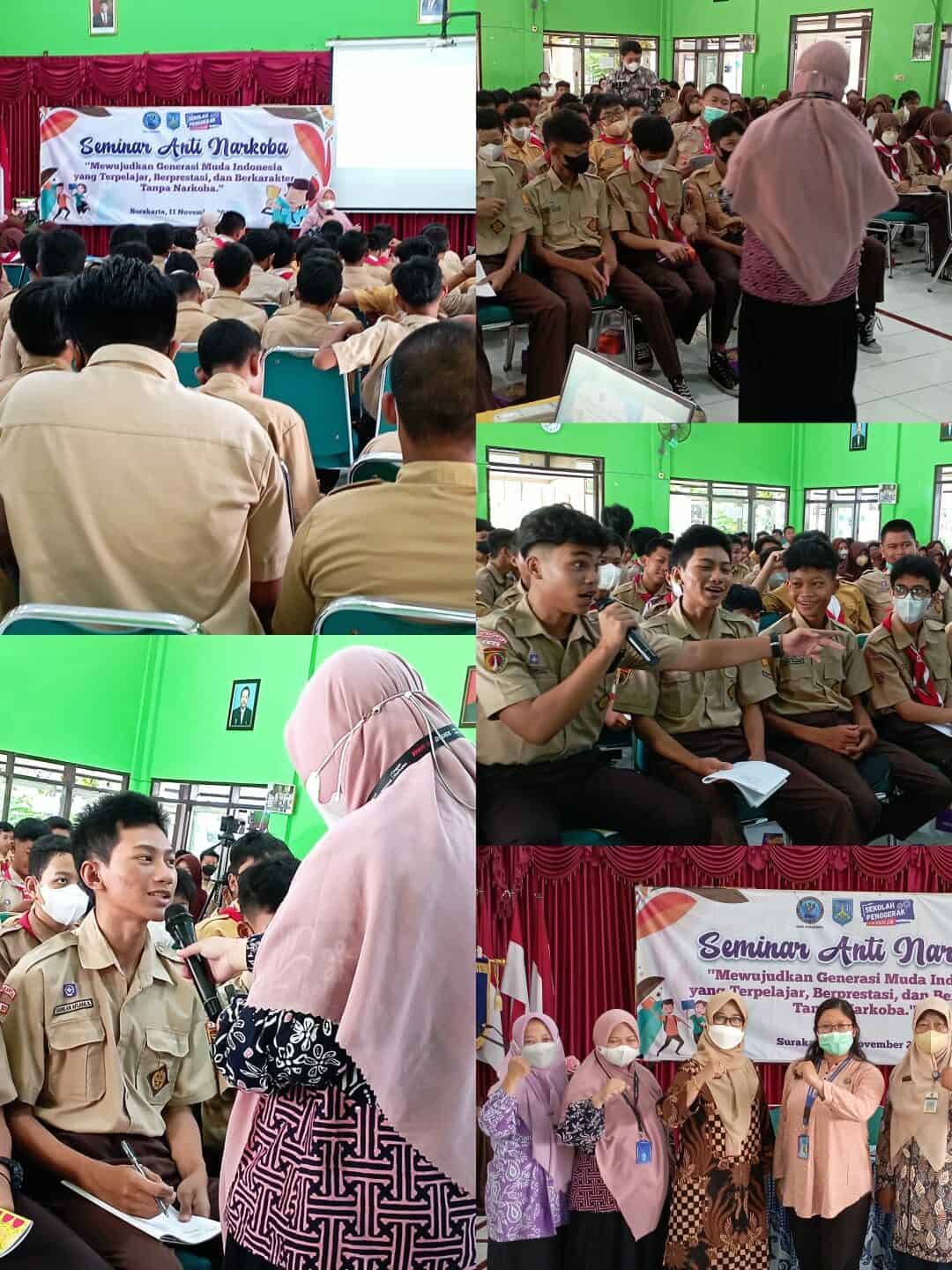 Seminar Anti Narkoba “Mewujudkan Generasi Muda Indonesia yang Terpelajar, Berprestasi dan Berkarakter Tanpa Narkoba