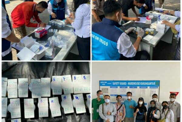 Pemberdayaan Masyarakat Melalui Tes Urine di Lingkungan Kerja Swasta Kepada Karyawan Warehouse Blibli Solo Karanganyar