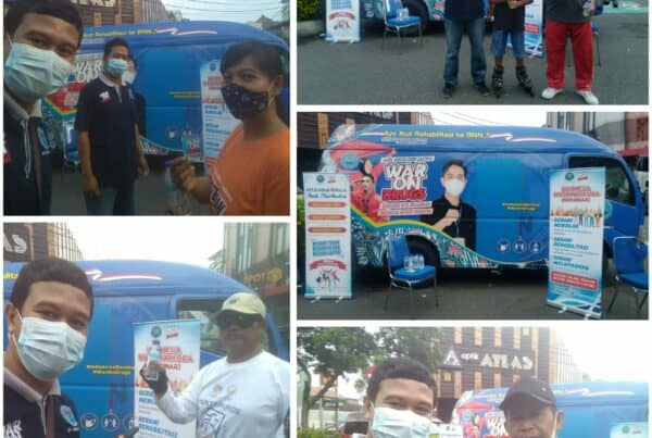 Sosialisasi P4GN di Car Free Day Surakarta