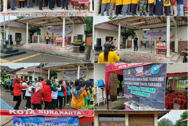 Senam Bersama, Pencanangan dan Penyerahan SK Walikota Surakarta tentang Kelurahan Bersih Narkoba (Bersinar) di Kelurahan Joyotakan