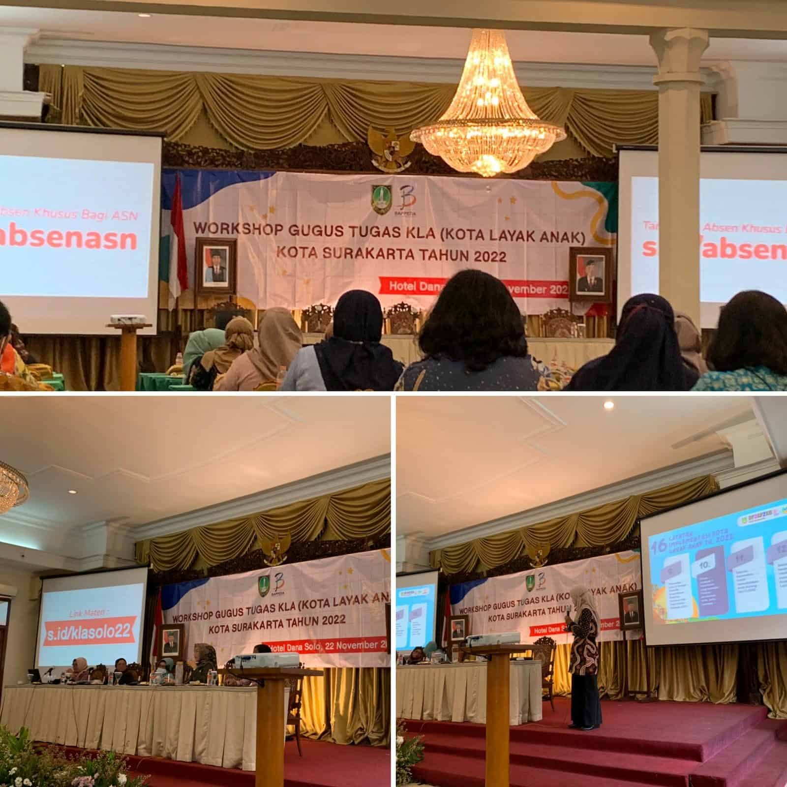 Worshop Gugus Tugas Kota Layak Anak Kota Surakarta