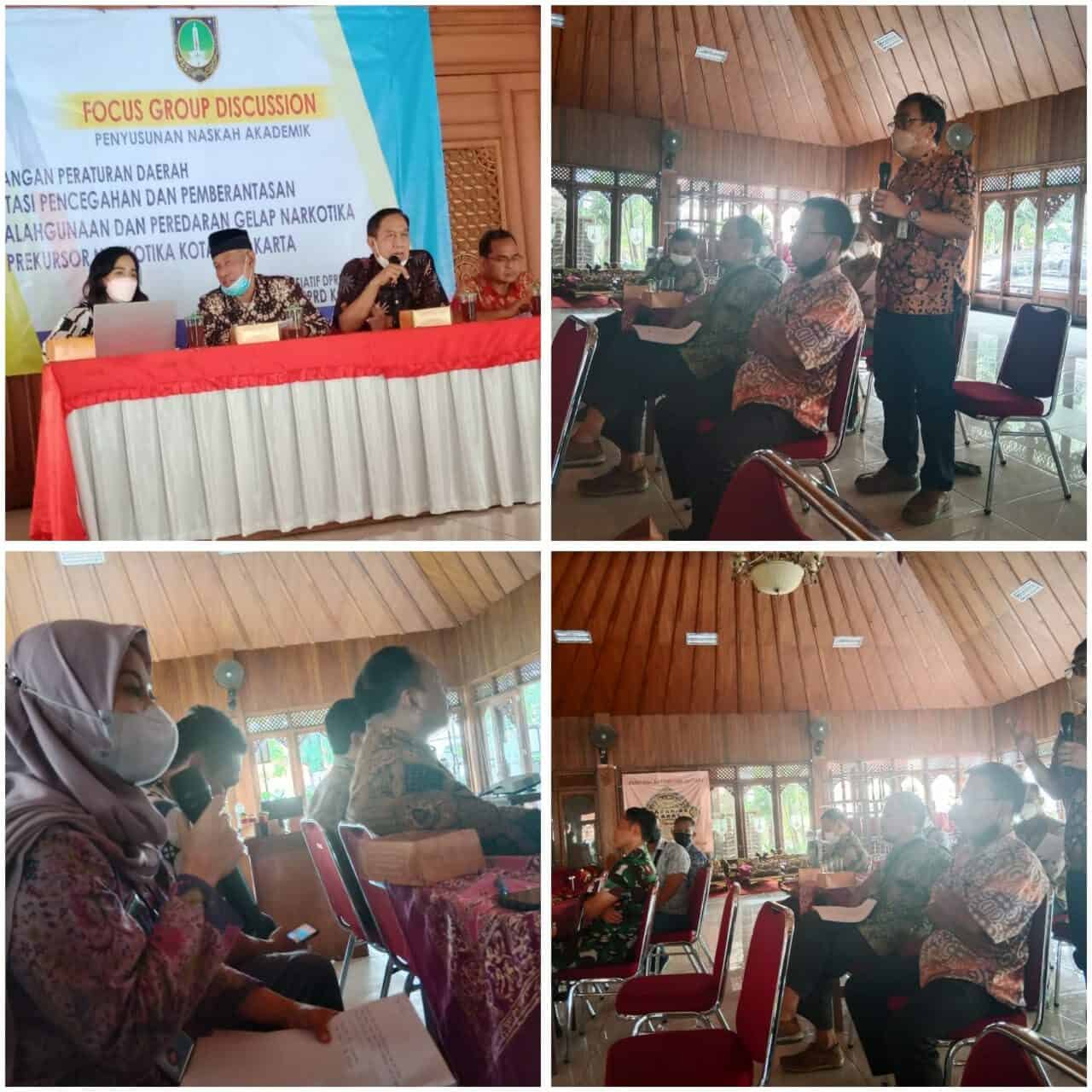 Focus Group Discussion Penyusunan Naskah Akademik Perda Fasilitasi P4GN