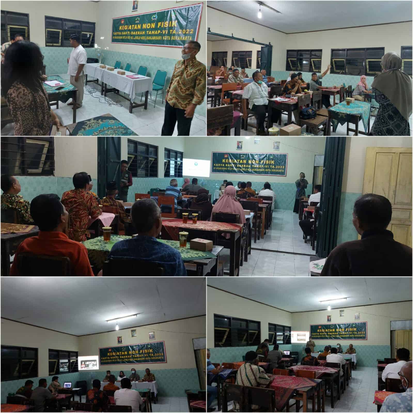 Informasi dan Edukasi melalui Penyuluhan dalam kegiatan Karya Bhakti Daerah Tahap VI Kelurahan Joglo Kota Surakarta
