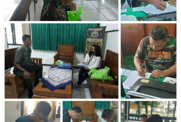 Pengumpulan Data Indeks Kabupaten/Kota Tanggap Ancaman Narkoba (Kotan) di KODIM 07/35 Surakarta