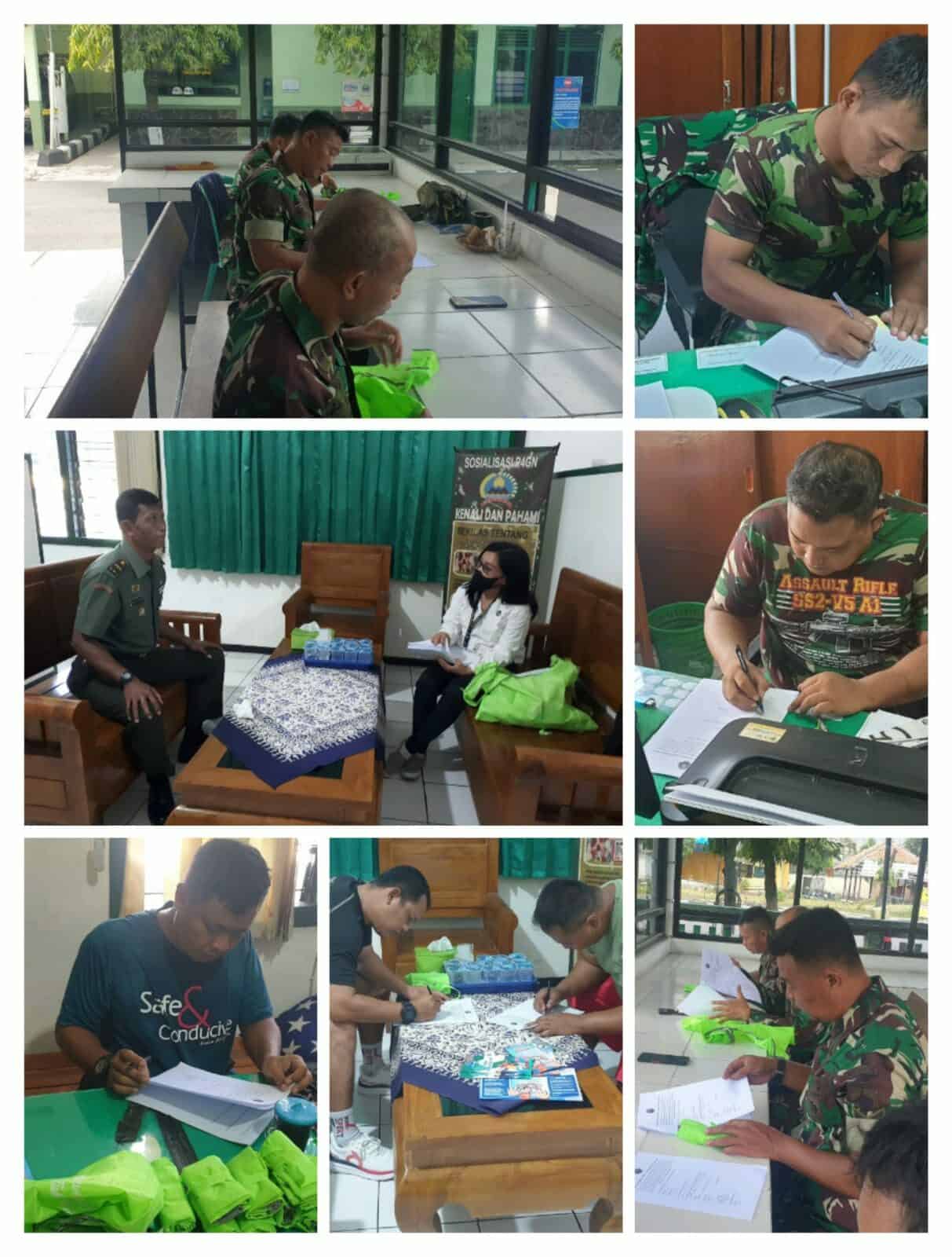 Pengumpulan Data Indeks Kabupaten/Kota Tanggap Ancaman Narkoba (Kotan) di KODIM 07/35 Surakarta