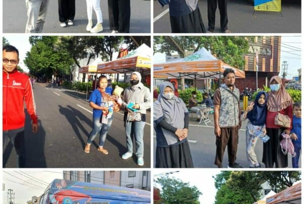 Sosialisasi P4GN di Car Free Day Surakarta