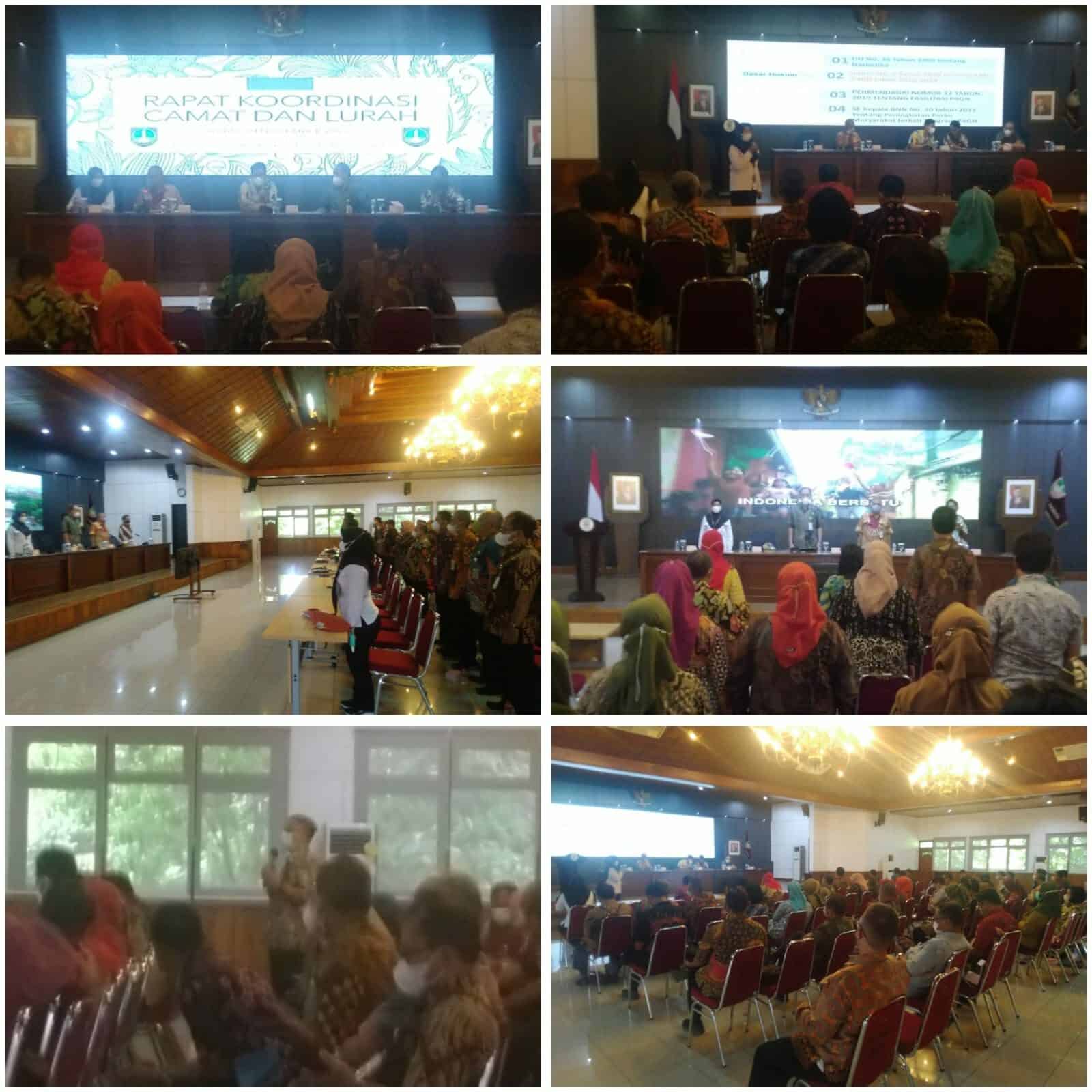 Rapat Koordinasi Camat dan Lurah Se-Kota Surakarta Rapat Koordinasi Camat dan Lurah Se-Kota Surakarta