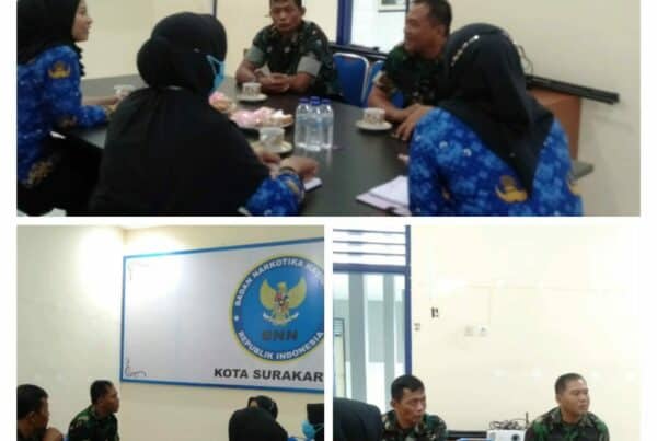 Koordinasi Sinkronisasi Program antara BNN Kota Surakarta dengan KODIM 07/35 Surakarta