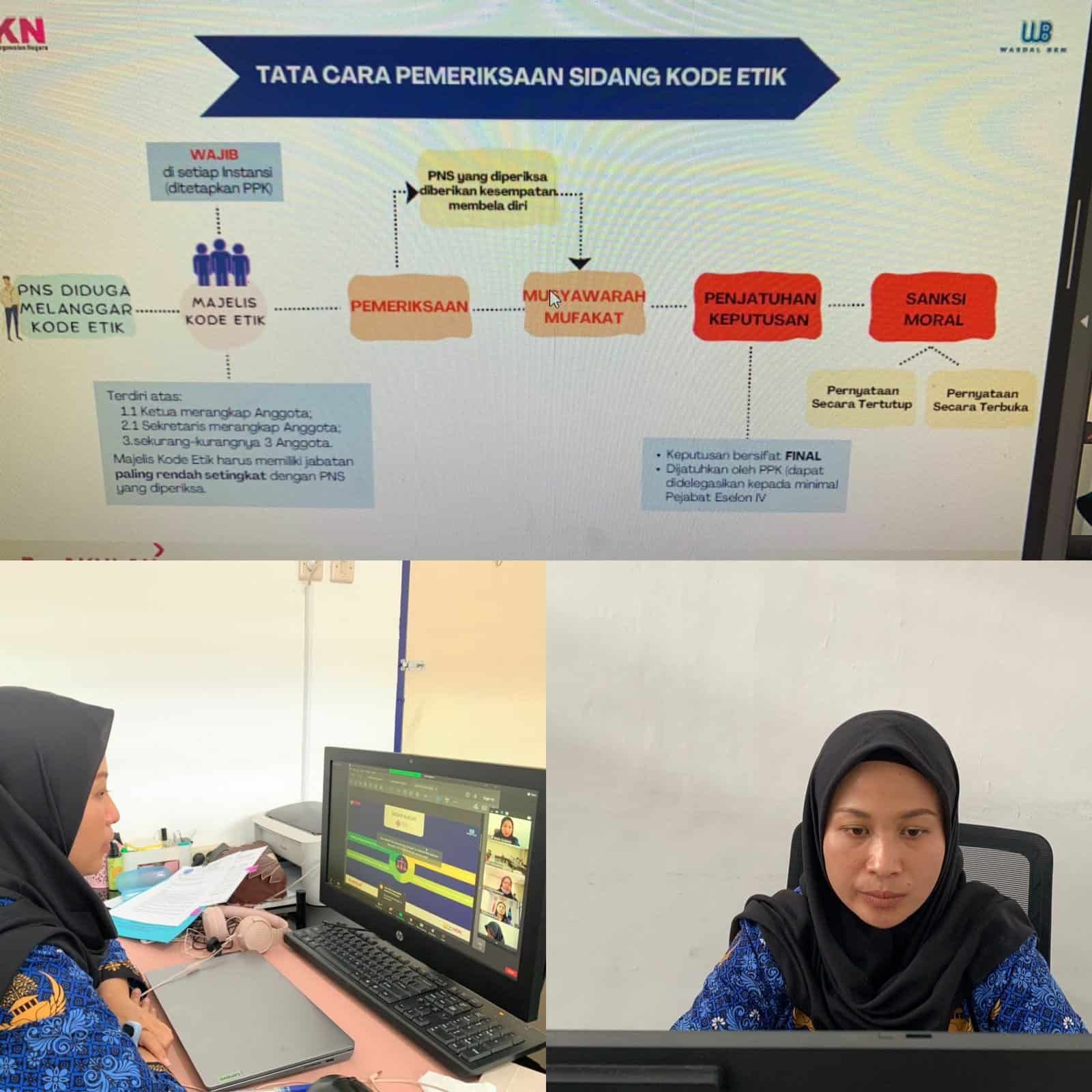 Kegiatan Sosialisasi Tata Cara Pelaksanaan Sidang Majelis Kehormatan Kode Etik Dan Sidang Disiplin Di Lingkungan BNN