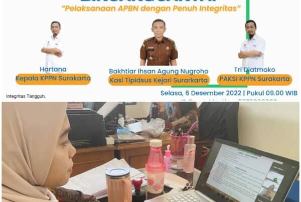 Bincang Santai dalam rangka Peringatan Hari Anti Korupsi Sedunia (HAKORDIA) Tahun 2022 Secara Virtual
