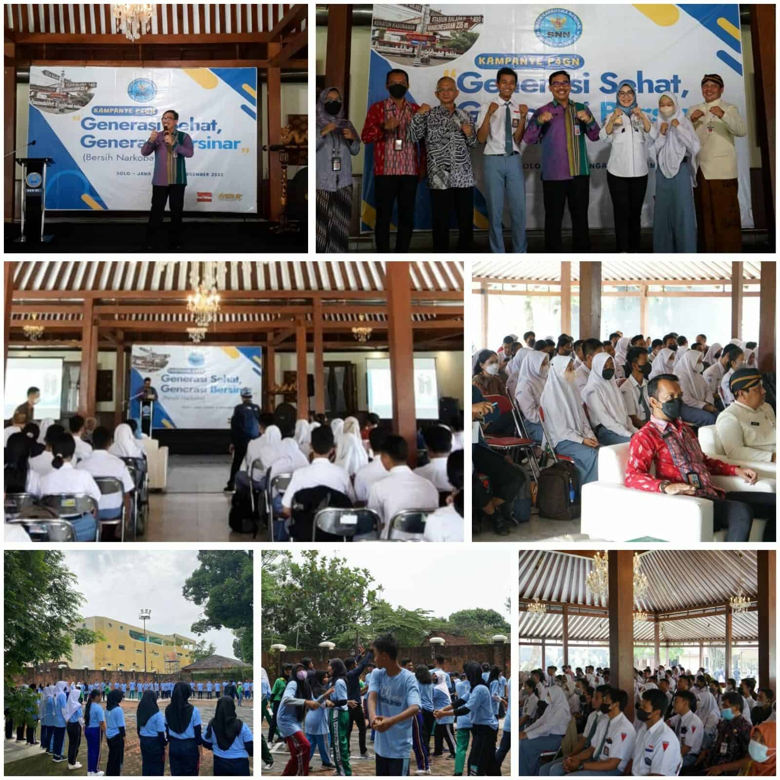 Kampanye P4GN di Soloraya dengan tema “Generasi Sehat Generasi Bersinar (Bersih Narkoba)