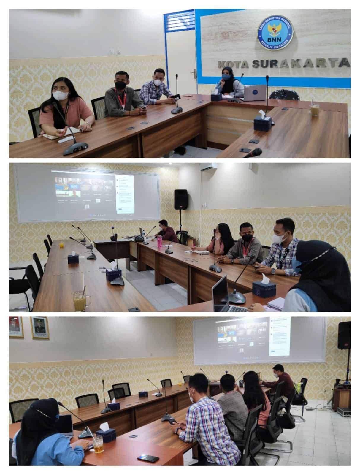 Penyampian Hasil Rapat Evaluasi Capian Kinerja Bidang Rehabilitasi yang berkualitas dan berstandar