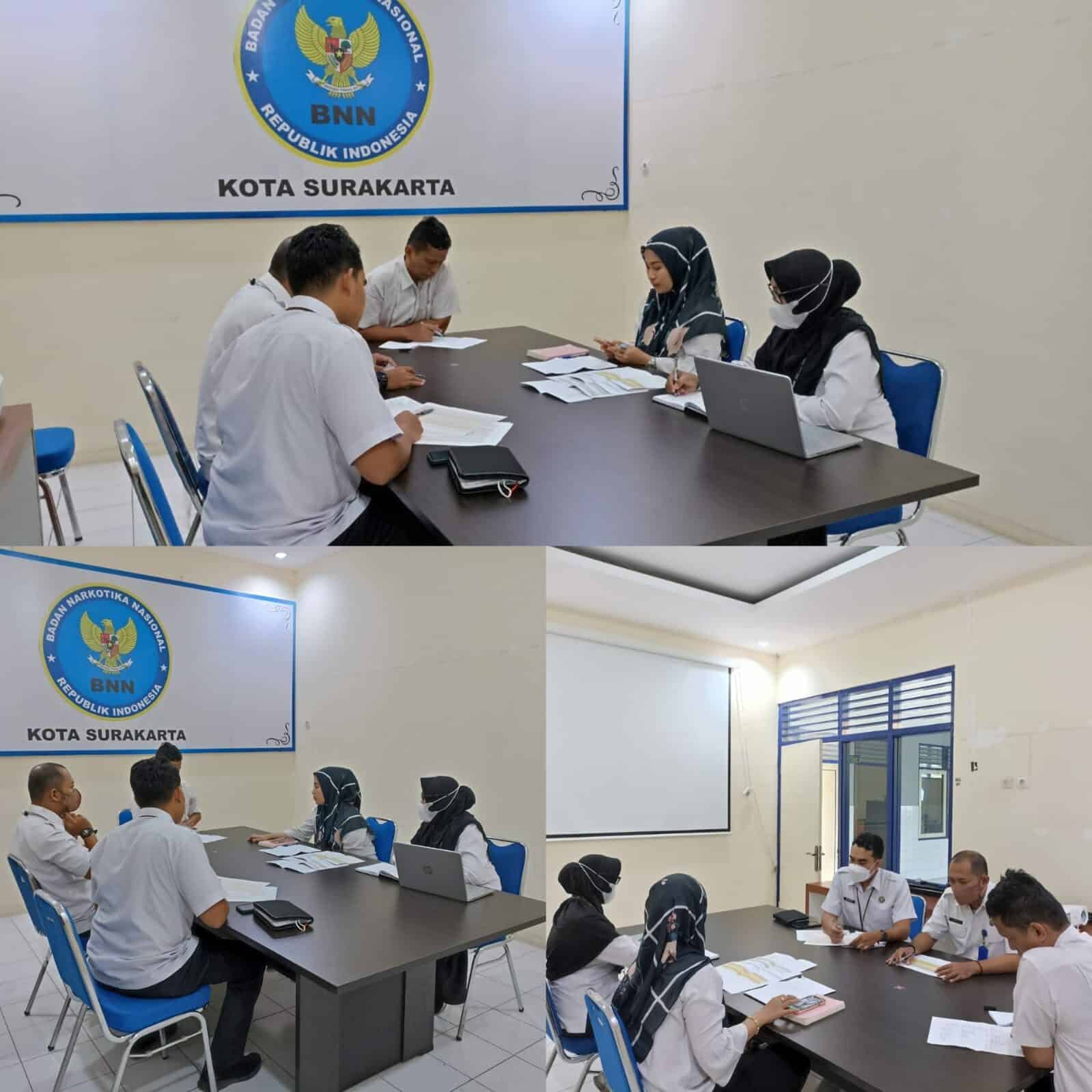 Rapat Analisa dan Evaluasi Bulanan BNNK Surakarta
