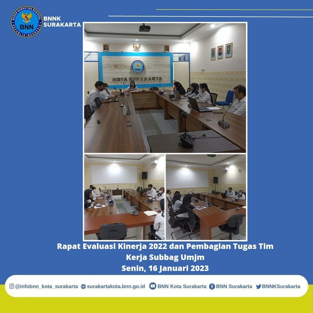 Rapat Evaluasi Kinerja 2022 dan Pembagian Tugas 2023 Sub Bagian Umum