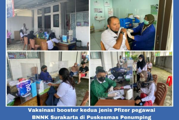 Vaksinasi Covid-19 Booster kedua Bagi Pegawai BNNK Surakarta