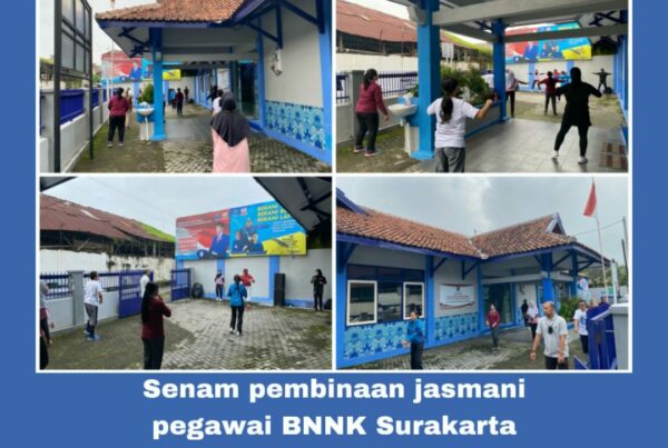 Senam Pembinaan Jasmani Pegawai BNNK Surakarta