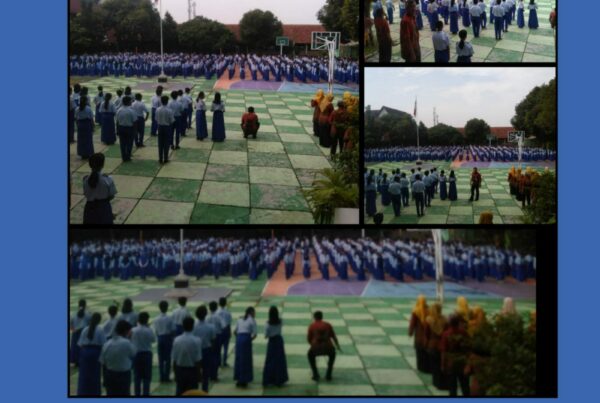 Pengambilan Video Menyanyikan Mars BNN dalam rangka “Gema War On Drugs” di SMP Negeri 7 Surakarta