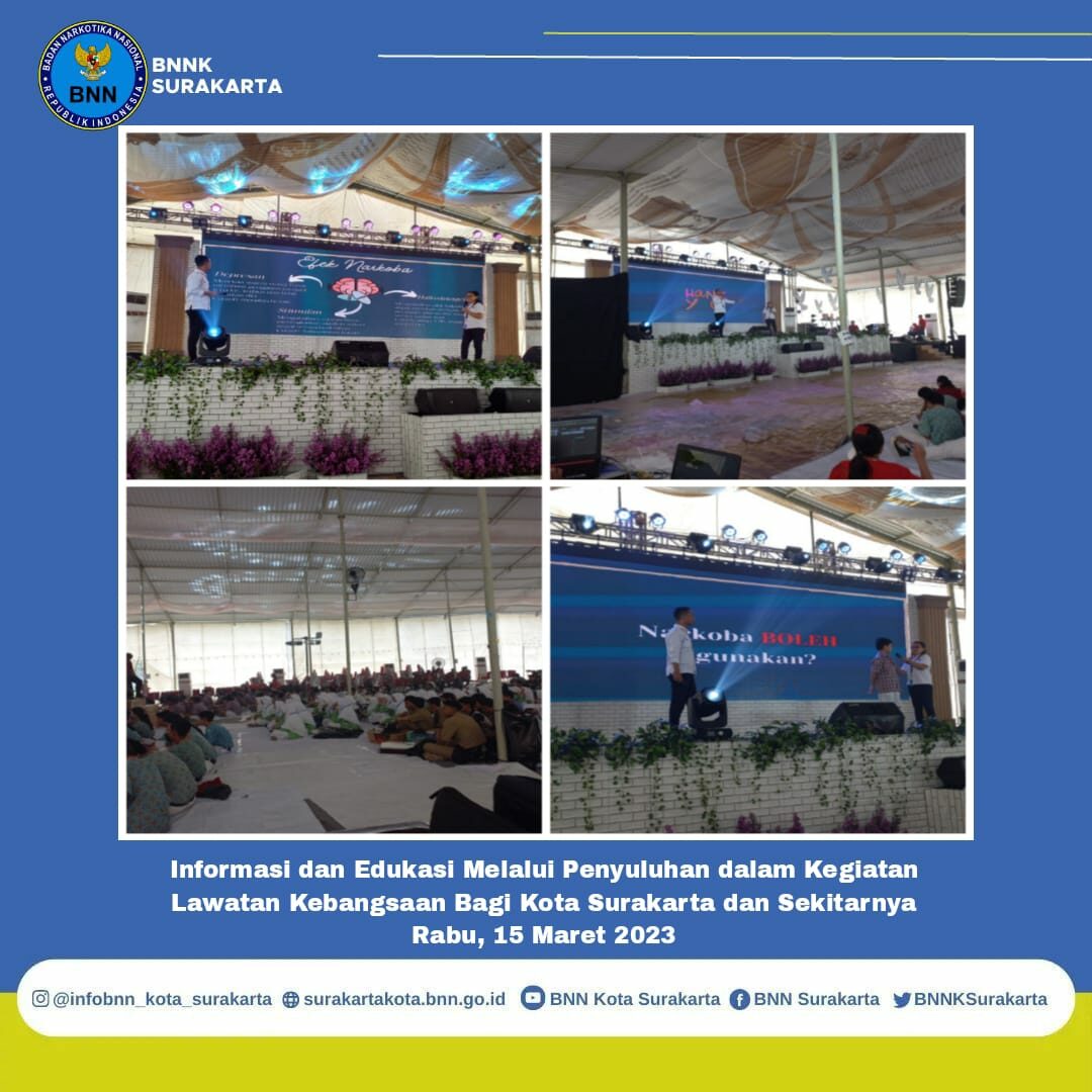 Informasi dan Edukasi melalui Penyuluhan dalam Kegiatan Lawatan Kebangsaan Bagi Kota Surakarta dan Sekitarnya