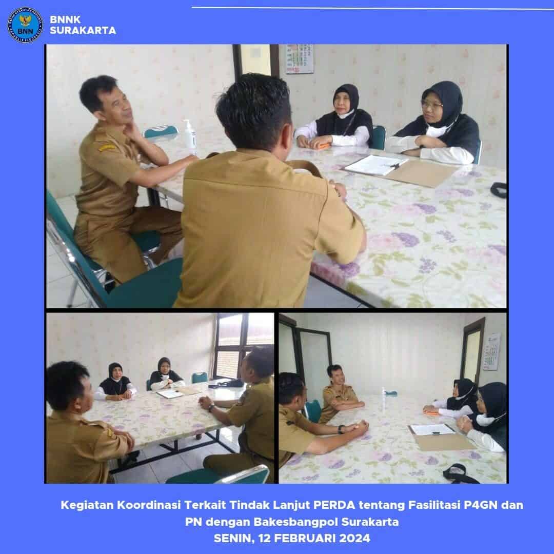 KOORDINASI TERKAIT PERDA P4GN KOORDINASI TERKAIT PERDA P4GN