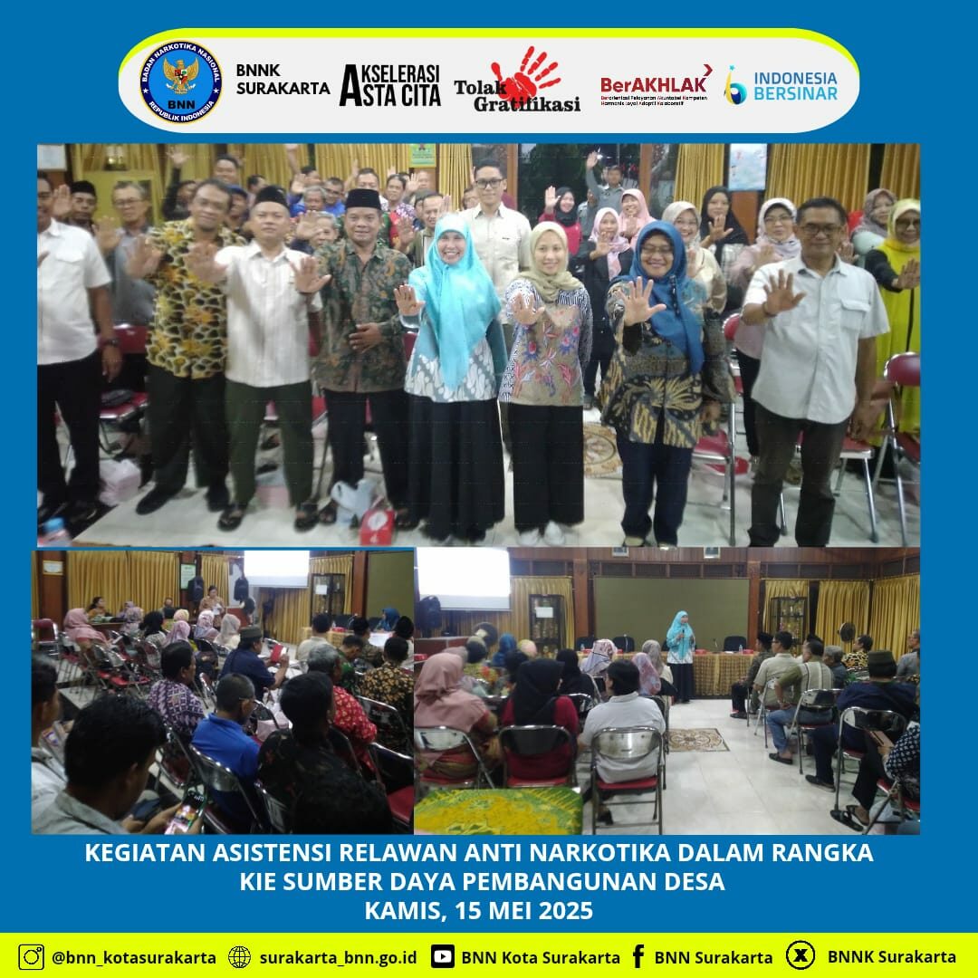 Asistensi Relawan Anti Narkoba